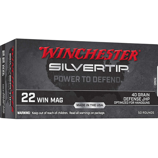 WIN SILVERTIP 22MAG 40GR JHP 50/20 - Ammunition